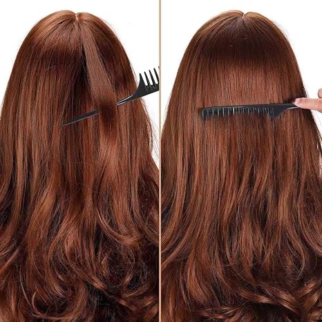 Professional Wide-Tooth Rat Tail Comb – Anti-Static Hair Sectioning and Styling Comb